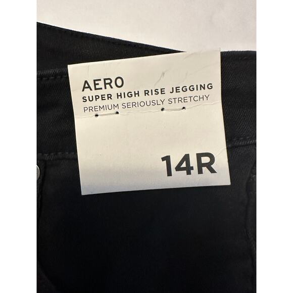 Aeropostale Womens 14R Super High-Rise Jegging Premium Seriously Stretchy Black - Picture 7 of 10